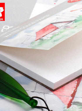 日本樱花水彩本水彩画纸学生谱奇卡美术生素描绘画本水粉纸彩铅纸