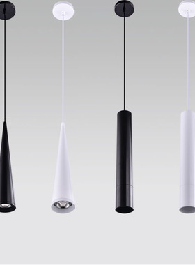 1PC Modern LED Long ube Pendant Lights Simple Nordic Restaur