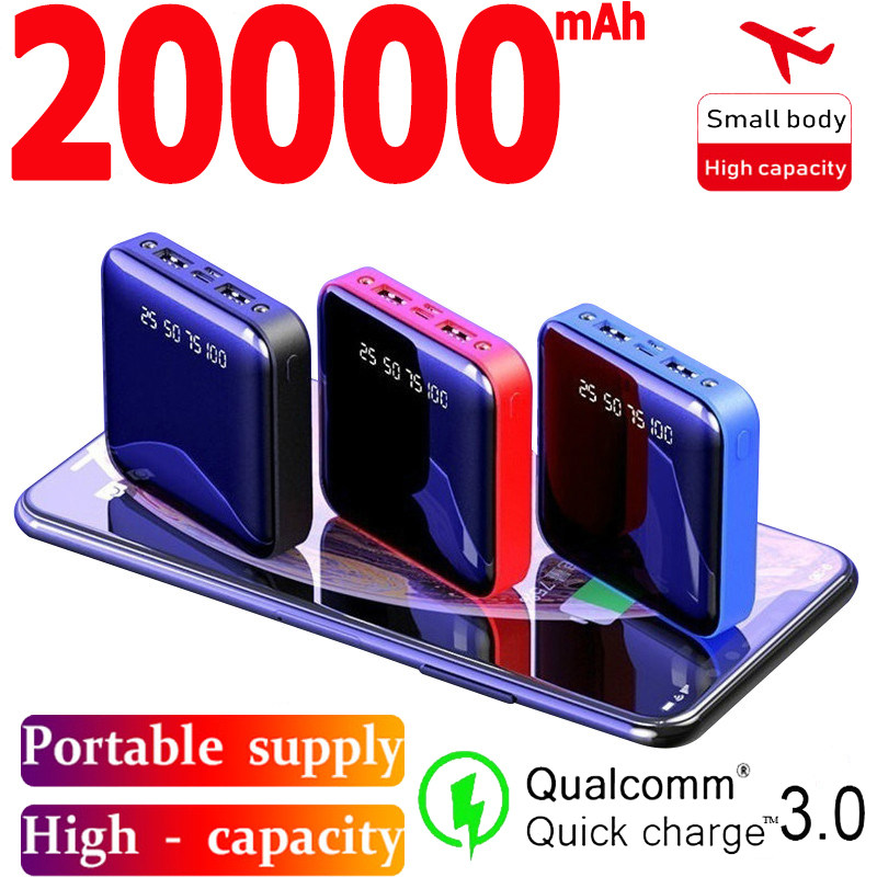 mini power bank 20000mah mobile power supply large capacity