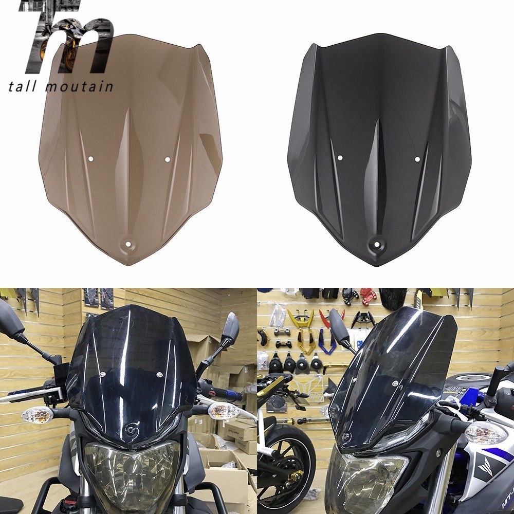 mt 03 moto sport touring racing windshield windscreen with m