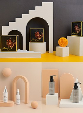 ins Wind Net Red White Geometric Stereo Shooting Props Posi