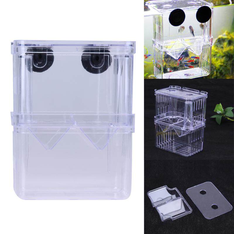 large acrylic fish breeding box aquarium breeder box double