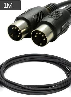 LBSC 3.28Ft  MIDI 5 Pin DIN Plug to 5 Pin DIN Audio Extensi