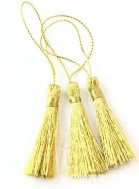 DIY 60pcs Gold and silver tassel Bookmark tassels Jewelry Ac