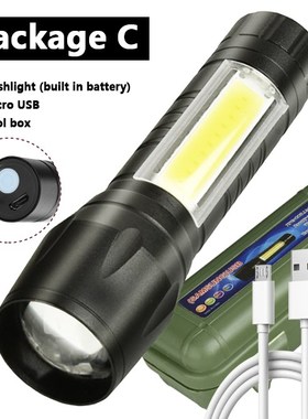 XP-G Q5 Built in 14500 Rechargeable Battery Penlight Waterpr