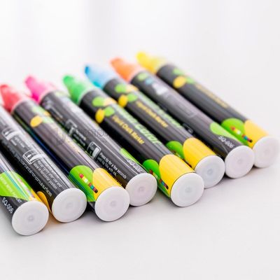 Fluorescent Window Marker Flash Color Pen Liquid Chalk Pen E
