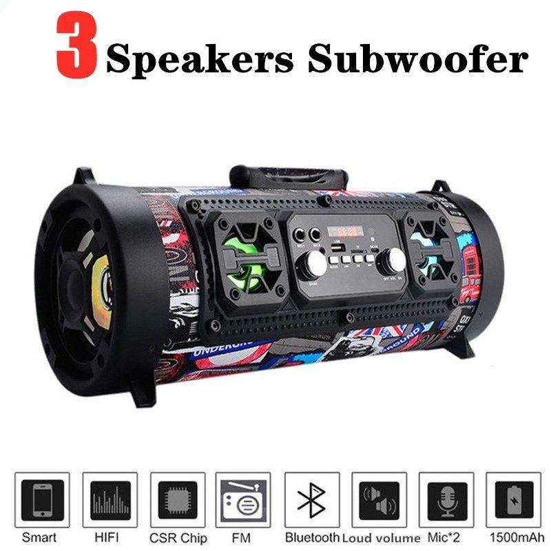 big portable speaker super bass bluetooth speaker for comput
