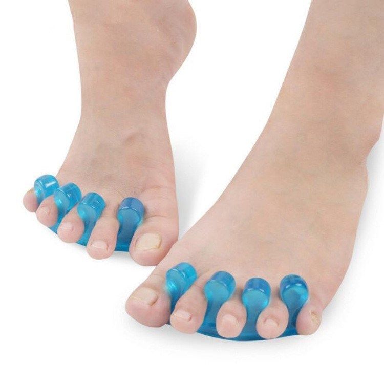 2pcs/pair soft silicone manicure pedicure nail toe separato