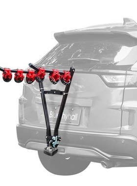 V Shape Iron Bicycle Rack 3-Bike Hitch Mount Car Racks Mount