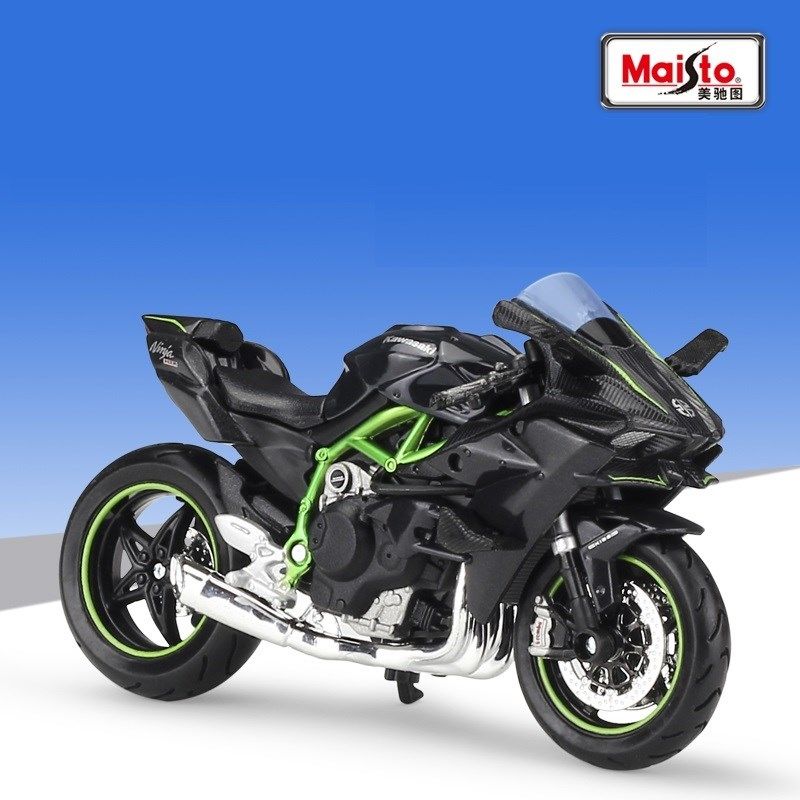 118  kawasaki ninja h2r diecast motorcycle