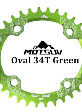 MOTSV Bicycle Crank 104BCD Oval 32T 34T 36T 38T Chainring Na
