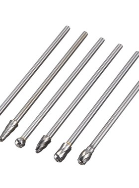 Botique-6 Pieces/Set of 6X10mm Burr Bit CNC Engraving Rotary