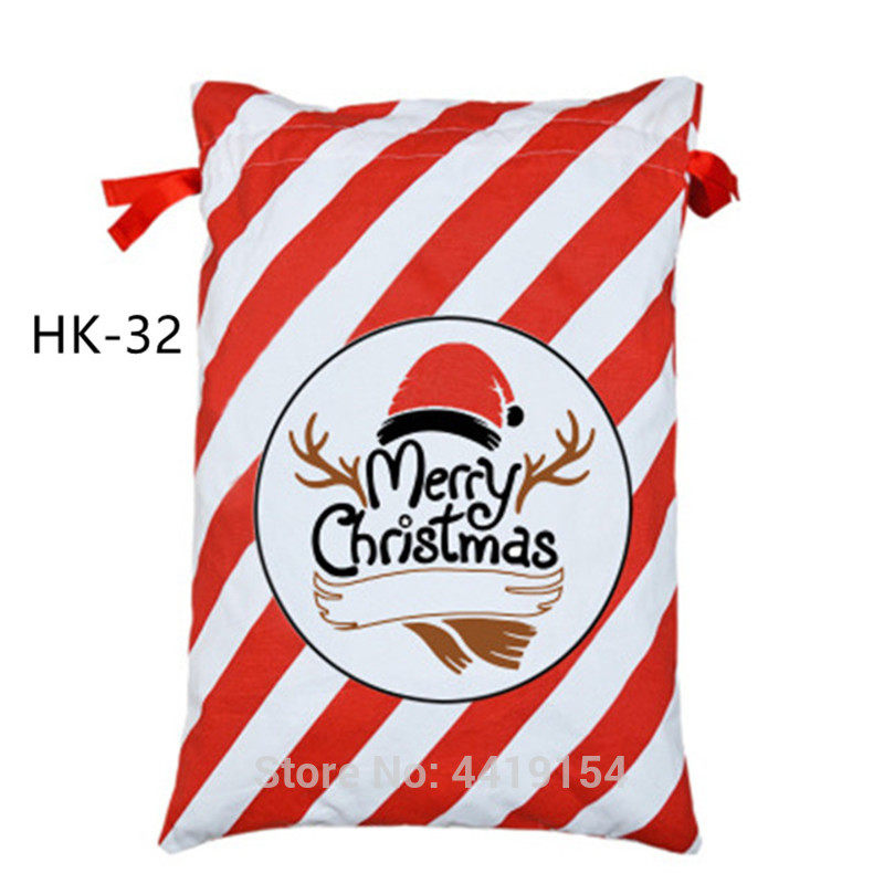 christmas gift santa sacks drawstring canvas bags large sant