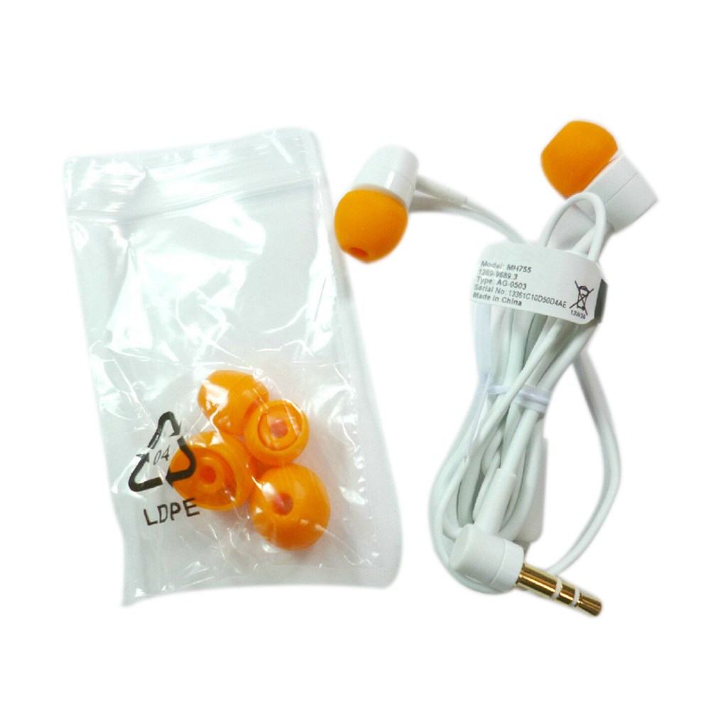 MH755 Stereo Earphones Lightweight Long Short Wire Outdoor