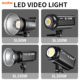 150W Video 200W 5600K Godox LED Light 60W 100W