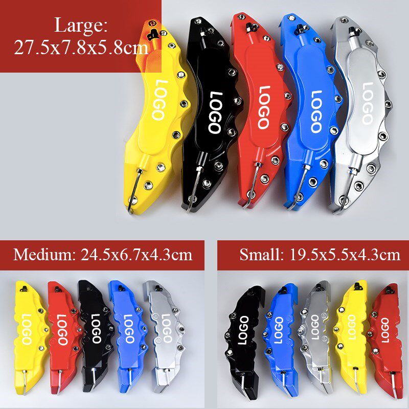 2pcs s/m/l size 3d abs car brake caliper cover brake disc sh