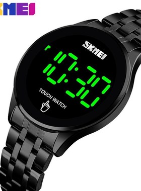 SKMEI Simple Men Digital Watch Fashion Touch Screen LED Lig