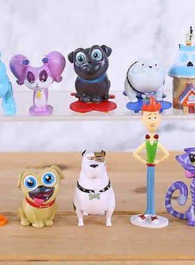 Bob dog and friends 10pcs Puppy Dog Pals Bingo Rolly pug pu