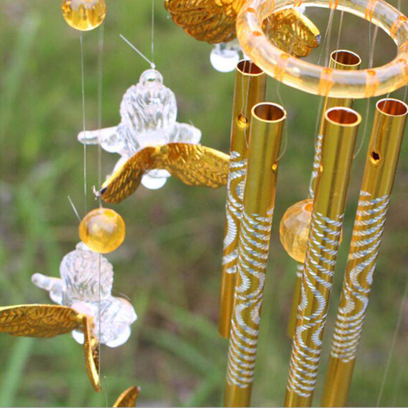metal wind chimes bell angel cupid amazing tubes bells copp