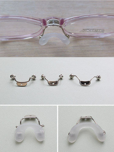 儿童眼镜金属鼻托一体支架维修