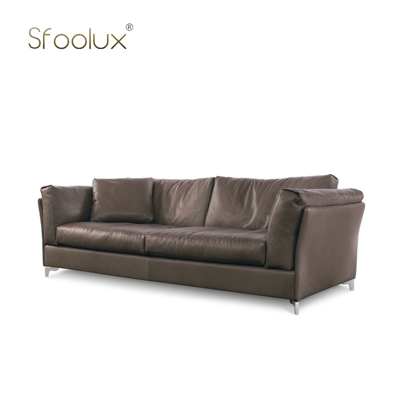 Sfoolux 巴伊亚Bahia大平层客厅意式轻奢三人位转角布艺沙发