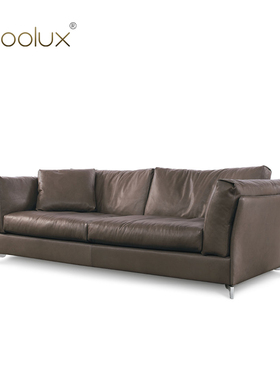 Sfoolux 巴伊亚Bahia大平层客厅意式轻奢三人位转角布艺沙发