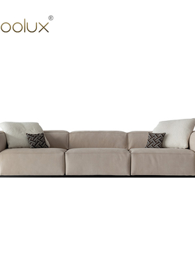 Sfoolux意式简约season 小户型客厅休闲豆腐块布艺沙发