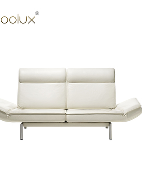Sfoolux意式现代简约家用小户型靠背皮艺沙发 DS-450双人位沙发
