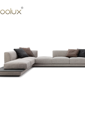 Sfoolux意式轻奢别墅客厅休闲布艺沙发YUUTO优图三人位/组合沙发