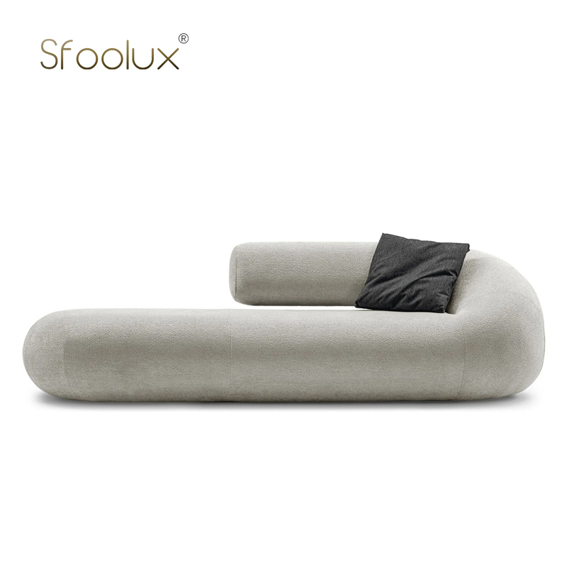 北欧轻奢全软包织物客厅沙发