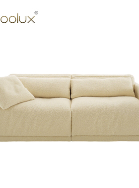 Sfoolux意式极简轻奢奶油风设计 Grand angle 客厅休闲休息沙发