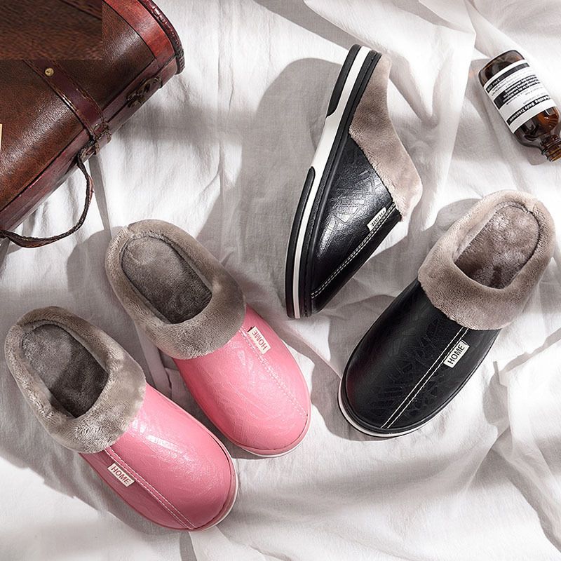 棉拖女情侣秋冬家居家包跟