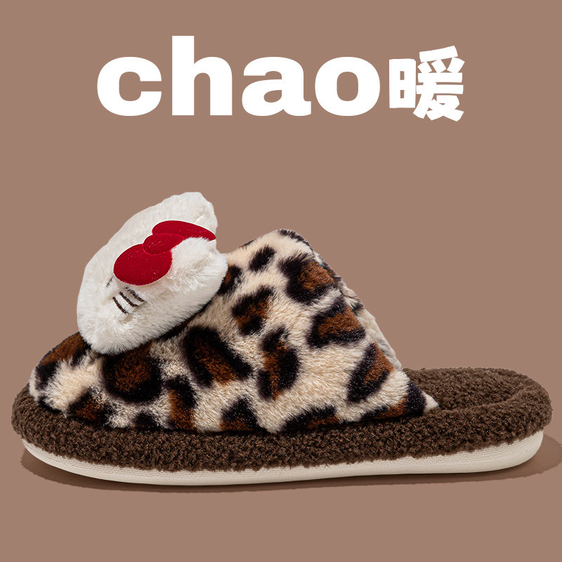 棉拖居家加绒保暖月子鞋包头