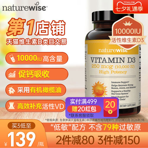 NW10000iu高含量维生素D3