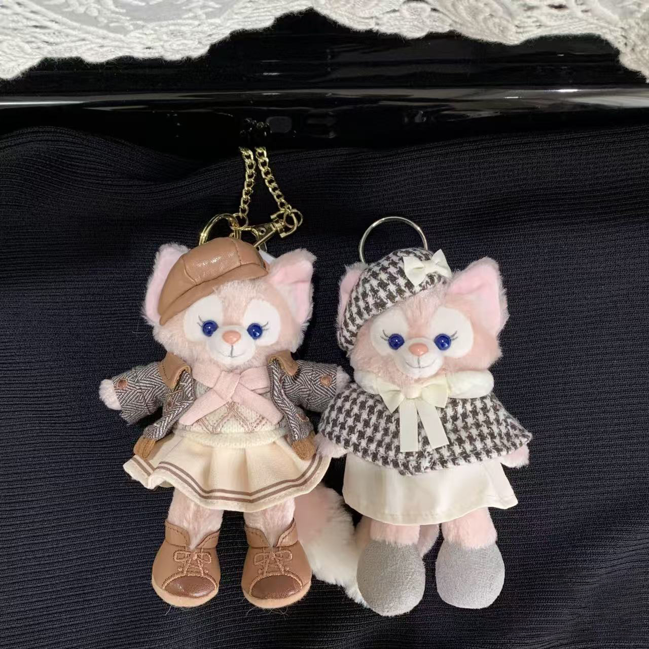 小小课堂玲娜贝儿包包挂件星黛露钥匙扣达菲熊挂饰毛绒玩偶可挑脸