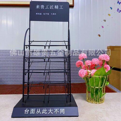 厂家直销台面式石英石架子人造石桌面架样品台面架展示展架