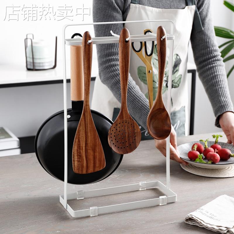 铁艺锅铲架 厨房勺子铲子立式挂架厨具用品置物架家用金属收王之