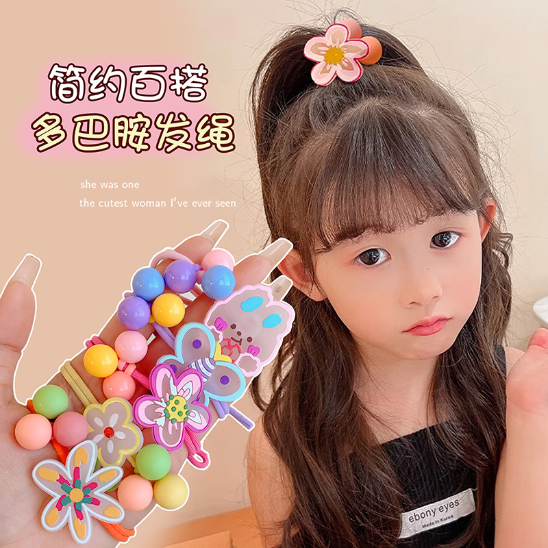 软胶儿童头绳发饰卡通发绳