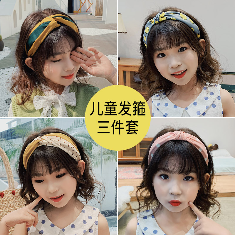 韩国儿童发箍女简约可爱公主小女孩发卡发饰压发防滑头箍女童头饰