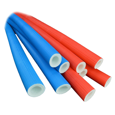 家装彩色红蓝护套地暖冷水保温管