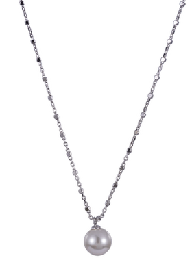 925纯银小灯泡珍珠项链