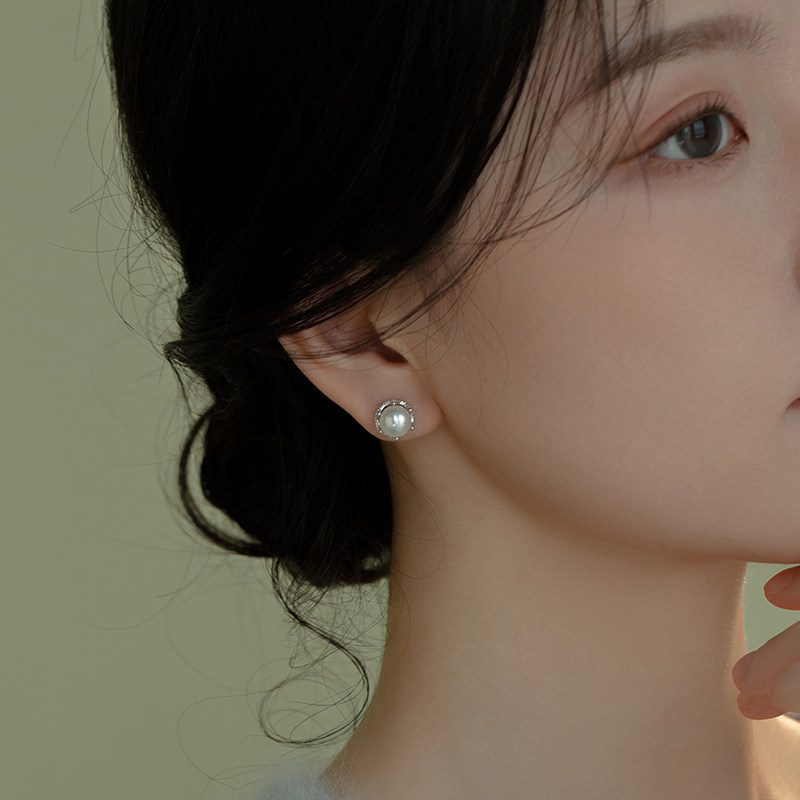 气质百搭天然珍珠耳钉