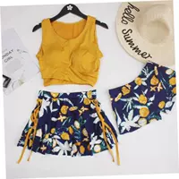 Áo tắm ba mảnh 2019 cho mẹ và nữ mới bảo thủ siêu nhỏ hot fat mùa xuân Slim Hàn Quốc phù hợp với váy hè gợi cảm - Bộ đồ bơi hai mảnh bikini 2 mảnh