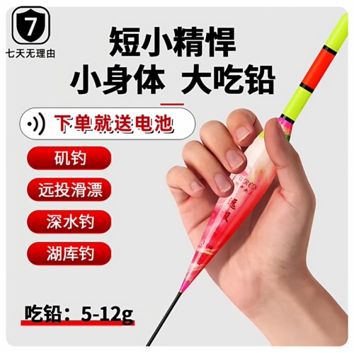 矶钓远投路滑浮漂大物专用夜光漂