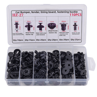 适配丰田卡罗拉雷凌皇冠锐志霸道叶子板内衬保险杠挡泥板卡扣套装