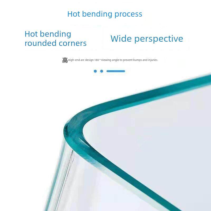 鱼缸自制自己组装一体成型玻璃无缝浮法钢化自制长方形超白