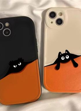 霓婉思nova4专用壳搞怪卡通煤球9手机8pro7se65ie米白全包mate0软p30荣耀6030耐脏畅享2010plus10网红x20sex3