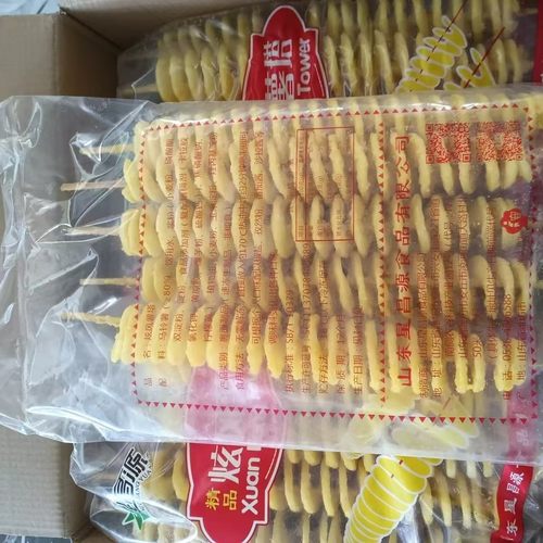 克超长超大薯塔土豆串庙会景区