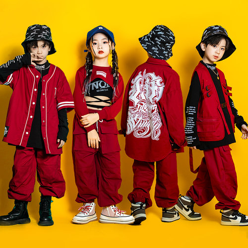 贝柯玛少儿街舞嘻哈时髦潮服