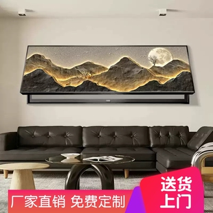 装饰画客厅网络挂画画尺寸配电箱餐厅盒餐厅靠山电表箱遮挡大背有
